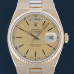 Rolex Day-Date Oysterquartz 19018 (1982) - 36 mm Yellow Gold case (2/5)
