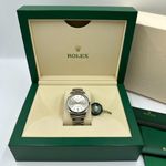 Rolex Oyster Perpetual 41 124300 (2024) - Zilver wijzerplaat 41mm Staal (3/8)