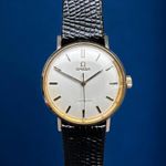 Omega Seamaster P6293 (1960) - White dial 34 mm Gold/Steel case (1/8)