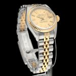 Rolex Lady-Datejust 69173 (1987) - Champagne dial 26 mm Gold/Steel case (5/8)