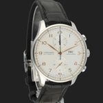 IWC Portuguese Chronograph IW371604 (2024) - Silver dial 41 mm Steel case (4/8)