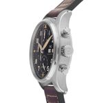 IWC Pilot Spitfire Chronograph IW387903 (2024) - Zwart wijzerplaat 41mm Staal (4/7)