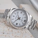 Rolex Oyster Perpetual 31 177200 (2007) - White dial 31 mm Steel case (2/8)