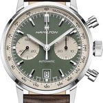 Hamilton Intra-Matic H38416560 (2025) - Green dial 40 mm Steel case (1/1)