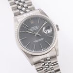 Rolex Datejust 36 16220 (1991) - Grijs wijzerplaat 36mm Staal (2/7)