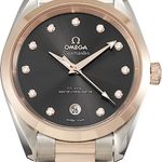 Omega Seamaster Aqua Terra 220.20.38.20.56.001 (2021) - Grey dial 38 mm Steel case (2/5)