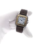 Cartier Santos 2961 (1990) - Wit wijzerplaat 29mm Goud/Staal (5/8)