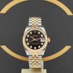 Rolex Lady-Datejust 178273 (2013) - Black dial 31 mm Gold/Steel case (1/7)