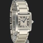 Cartier Tank Française 2300 (Unknown (random serial)) - Silver dial 20 mm Steel case (4/7)