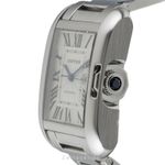 Cartier Tank Anglaise W5310009 (Onbekend (willekeurig serienummer)) - Zilver wijzerplaat 30mm Staal (5/8)