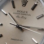 Rolex Air-King 14000 (1995) - Silver dial 34 mm Steel case (5/8)