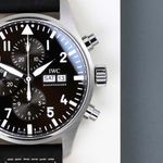 IWC Pilot Chronograph IW377713 (2017) - Bruin wijzerplaat 43mm Staal (5/8)