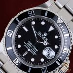 Rolex Submariner Date 16610 (2002) - Zwart wijzerplaat 40mm Staal (3/8)