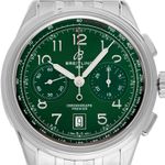 Breitling Premier AB0145371L1A1 (2025) - Green dial 42 mm Steel case (1/7)