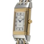 Jaeger-LeCoultre Reverso 260.5.08 (2005) - Silver dial 19 mm Gold/Steel case (7/8)