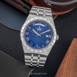 Tudor Royal 28600 (Onbekend (willekeurig serienummer)) - Blauw wijzerplaat 41mm Staal (3/8)