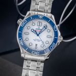 Omega Seamaster Diver 300 M 522.30.42.20.04.001 (Onbekend (willekeurig serienummer)) - Wit wijzerplaat 42mm Staal (3/8)