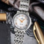 Omega De Ville Prestige 424.10.27.60.55.001 (2019) - Pearl dial 27 mm Steel case (3/8)