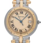 Cartier Panthère 8396 (1989) - Champagne dial 29 mm Gold/Steel case (1/8)