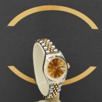 Rolex Lady-Datejust 69173 (1995) - Orange dial 26 mm Gold/Steel case (3/7)