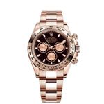 Rolex Daytona 116505 (Unknown (random serial)) - Black dial 40 mm Rose Gold case (1/8)