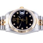 Rolex Datejust 31 68273 (1990) - Black dial 31 mm Gold/Steel case (5/8)