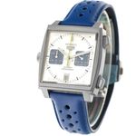 TAG Heuer Monaco CAW218C.FC6548 (2023) - Grijs wijzerplaat 39mm Titanium (2/4)