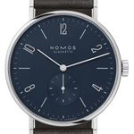 NOMOS Tangente 38 167 (2026) - Blauw wijzerplaat 38mm Staal (1/1)
