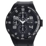 Porsche Design Flat Six P6341.13.44.1169 (2008) - Zwart wijzerplaat 45mm Titanium (1/6)