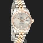 Rolex Lady-Datejust 179171 (2008) - Silver dial 26 mm Gold/Steel case (4/8)