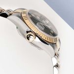 Rolex Lady-Datejust 69173 (1997) - Black dial 26 mm Gold/Steel case (8/8)