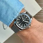 Patek Philippe Aquanaut 5065 (2006) - Zwart wijzerplaat 38mm Staal (2/8)