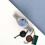 Rolex Datejust 36 16234 (2001) - Blue dial 36 mm Steel case (2/8)