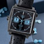 TAG Heuer Monaco CAW2190.FC6437 (Unknown (random serial)) - Black dial 39 mm Carbon case (3/8)
