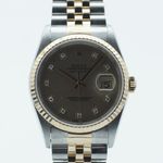 Rolex Datejust 36 16233 (1997) - Champagne dial 36 mm Gold/Steel case (2/8)