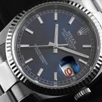 Rolex Datejust 36 116234 (2007) - Blauw wijzerplaat 36mm Staal (3/7)