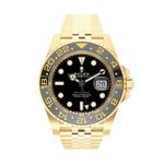 Rolex GMT-Master II 126718GRNR (2024) - Zwart wijzerplaat 40mm Geelgoud (1/5)