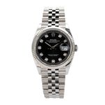 Rolex Datejust 36 126234 (2024) - Black dial 36 mm Steel case (2/8)