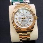 Rolex Sky-Dweller 326938 (2021) - Zilver wijzerplaat 42mm Geelgoud (8/8)