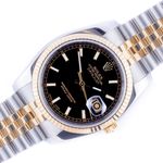 Rolex Datejust 36 116233 (2006) - Black dial 36 mm Gold/Steel case (1/8)