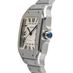 Cartier Santos WSSA0029 (Unknown (random serial)) - Silver dial 35 mm Steel case (6/8)