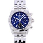 Breitling Chronomat 44 AB0110 (2010) - Blauw wijzerplaat 44mm Staal (1/8)