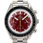 Omega Speedmaster Reduced 3510.61.00 (1996) - Red dial 39 mm Steel case (1/8)