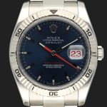 Rolex Datejust Turn-O-Graph 116264 (2009) - Blauw wijzerplaat 36mm Staal (2/8)