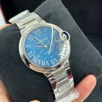 Cartier Ballon Bleu 40mm WSBB0061 (2022) - Blauw wijzerplaat 40mm Staal (5/8)