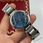 Cartier Ballon Bleu 40mm WSBB0061 (2022) - Blauw wijzerplaat 40mm Staal (8/8)