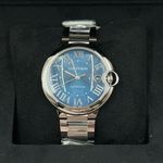 Cartier Ballon Bleu 40mm WSBB0061 (2022) - Blauw wijzerplaat 40mm Staal (3/8)