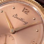 Breitling Vintage 177 (Onbekend (willekeurig serienummer)) - Roze wijzerplaat 34mm Roségoud (3/8)