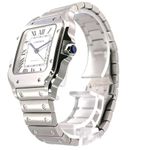 Cartier Santos WSSA0029 (2024) - Silver dial 35 mm Steel case (3/8)