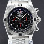 Breitling Chronomat AB0111 (2011) - Zwart wijzerplaat 44mm Staal (1/7)